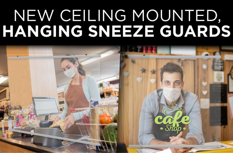 Hanging Sneeze Guards