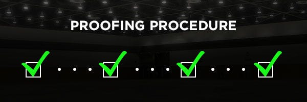 View Proofing Procedure